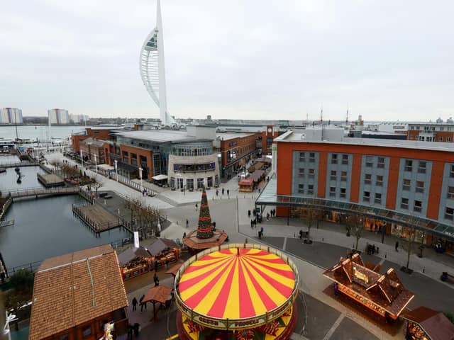 Gunwharf Quays Christmas Village has been at the centre of its festive plans in the past few years
Picture: Chris Moorhouse (jpns 031222-30)