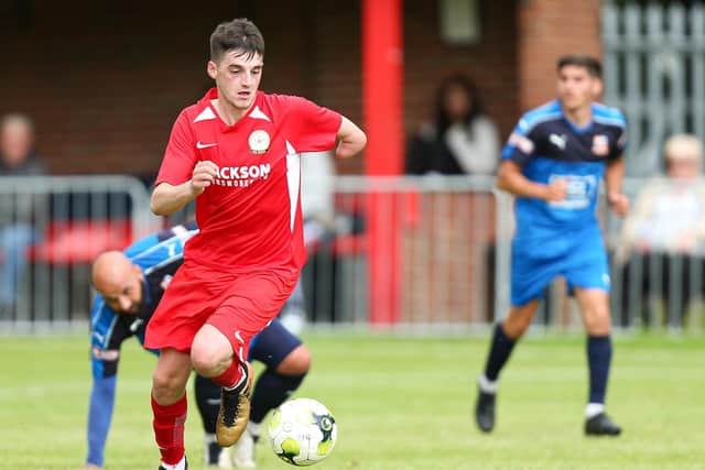 Tommy Tierney hit a hat-trick in Horndean's win at Bournemouth. Picture: Chris Moorhouse (jpns 100721-27)