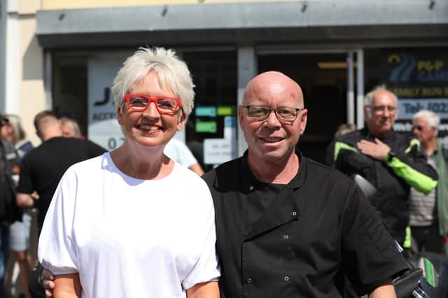 Bakery owners Sharon Sparrow and Alan Freeman at the event. Picture: Sam Stephenson