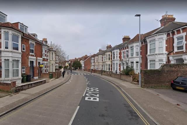 Police made the arrest in Waverley Road, Southsea. Picture: Google Street View.