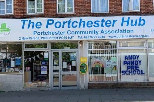 The Portchester Hub, home of the Portchester Community Association, in Fareham.