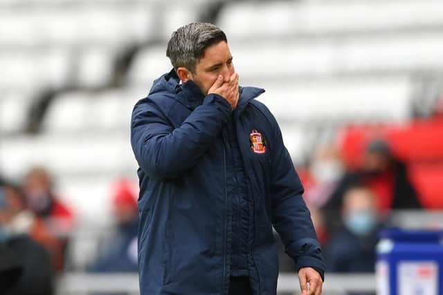 Sunderland boss Lee Johnson.   Picture: Stu Forster/Getty Images