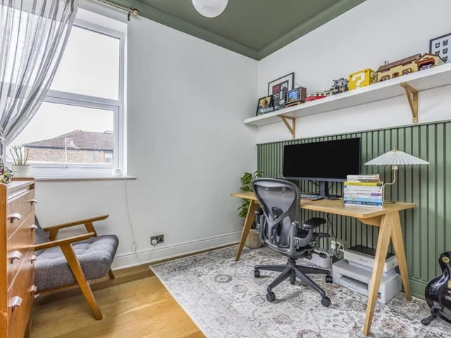 The listing says: "Simply stunning... This truly beautiful home combines original features, character and modern finishes to create a wonderfully spacious and elegant family home with the unusual feature of off-road parking to the front."
