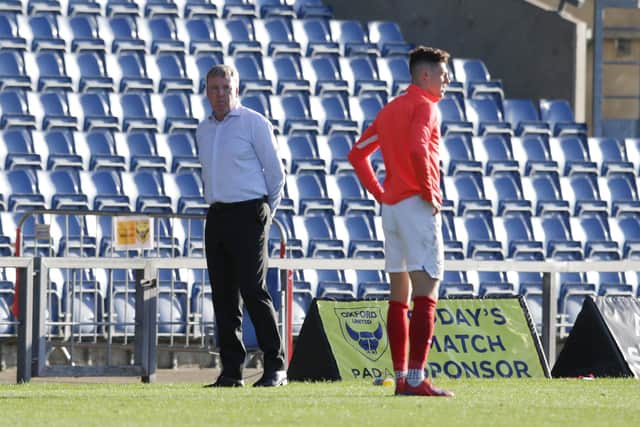 Kenny Jackett after last night's penalty shootout loss at Oxford United. (Photo by Robin Jones/Getty Images)