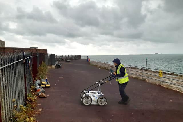 Southsea's original promenade unearthed