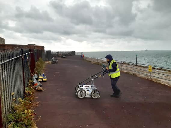 Southsea's original promenade unearthed