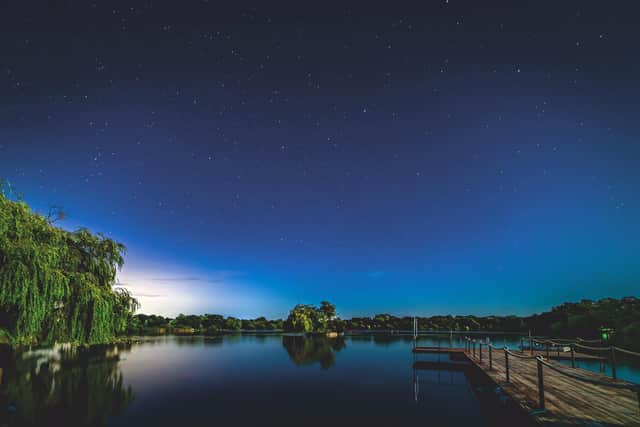 The meteor shower happens every year, with the opportunity to see between 60-100 meteors an hour.