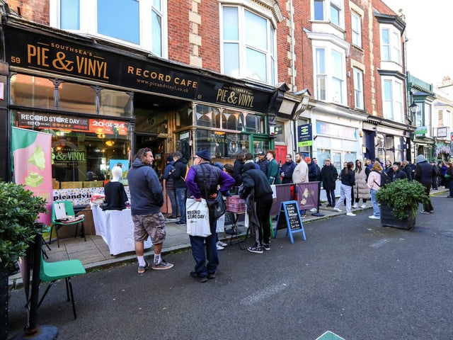 Record Store Day 2024 at Pie & Vinyl, Castle Road, Southsea.Picture: Chris Moorhouse