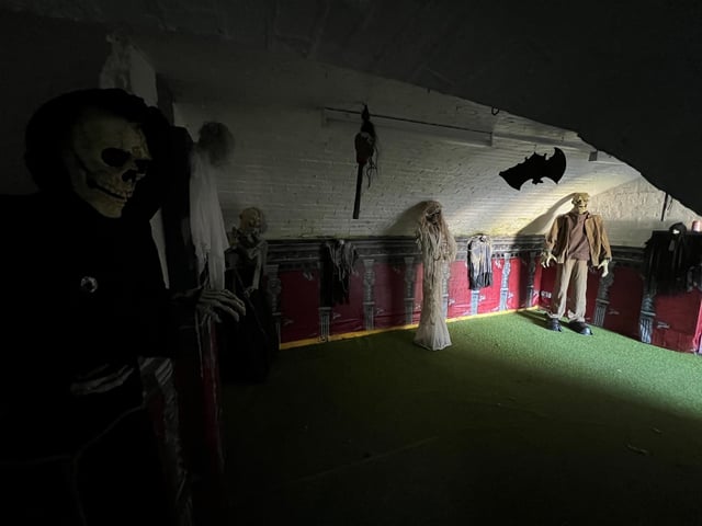 Some of the decorations on display.