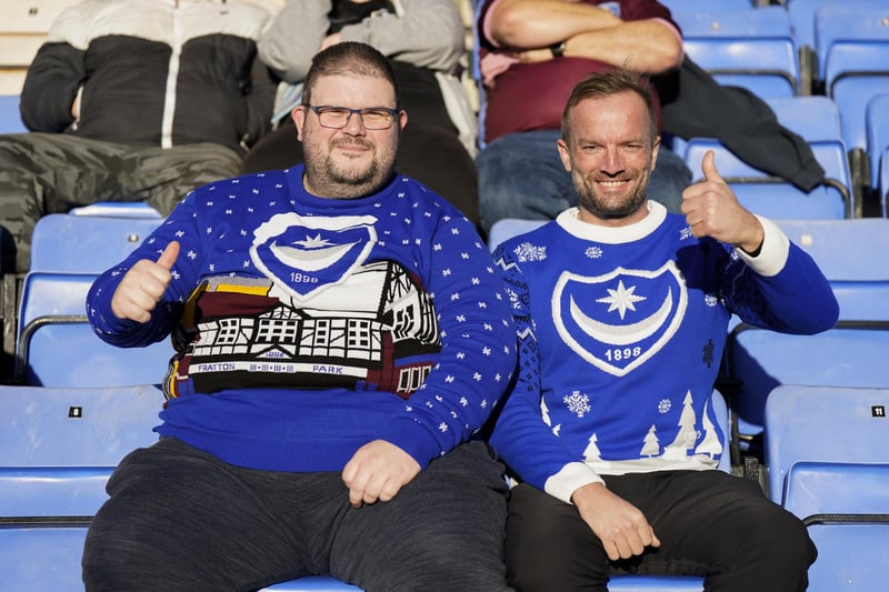 Loving the Pompey-themed festive look, chaps!