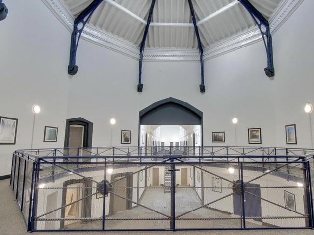 The listing says: "The site has now been acquired by renowned developers St Cross Homes and the conversion to residential homes is underway. The main prison building and gatehouse are being transformed into a 83 beautiful apartments, ranging from one to three bedrooms, all with an allocated parking space."