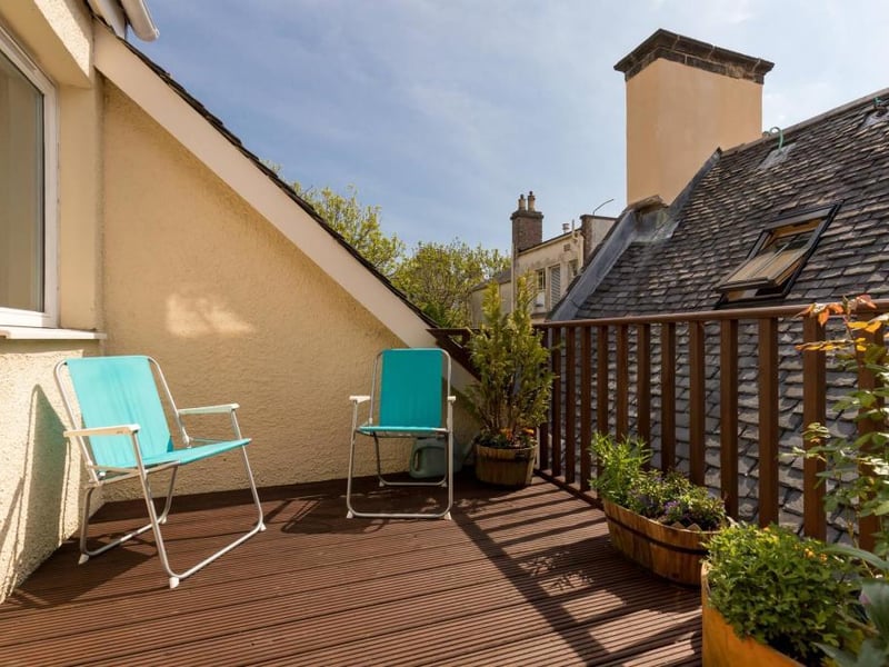 Private roof terrace.