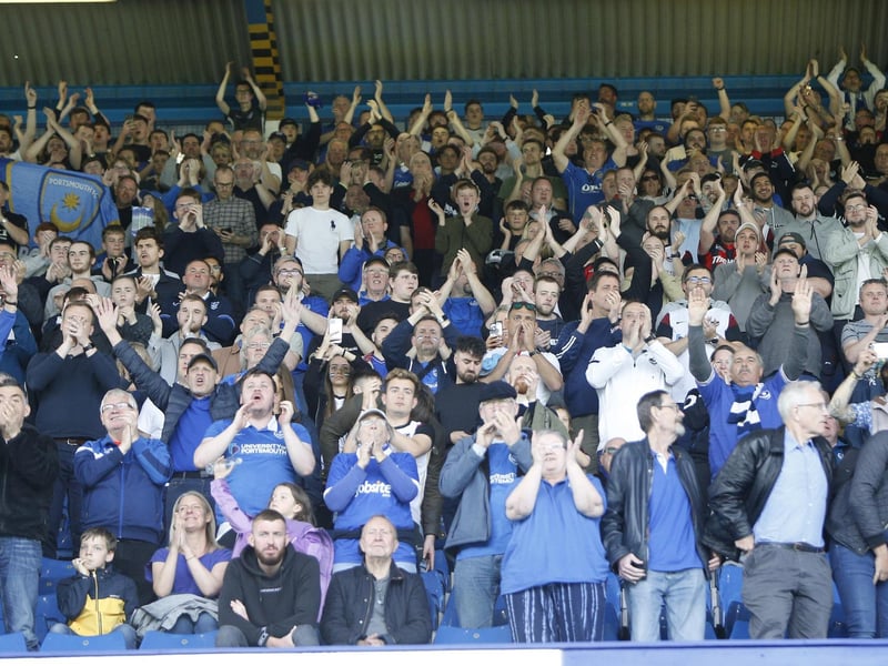 These Pompey fans provided plenty of noise at Hillsborough despite the Blues' defeat to Sheffield Wednesday on the last day of the 2021-22 season.