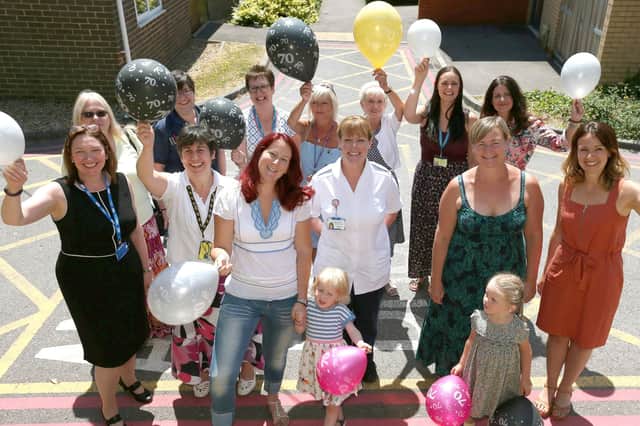 The News and QA hospital hosted a tea party at the Oasis Wellness Centre, Queen Alexandra Hospital, Cosham for NHS70. Picture: Chris Moorhouse