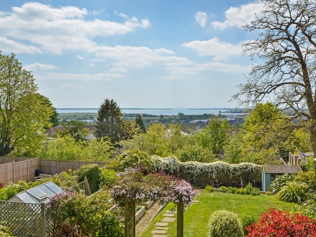 This five-bedroom detached house located on Down End Road in Drayton is on the market for £725,000. It is listed by Fine and Country.