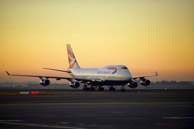 A British Airways Boeing 747 taxis at sunrise on June 7, 2010 at OR Tambo international airport in Johannesburg. Picture:FRINI/AFP via Getty Images)