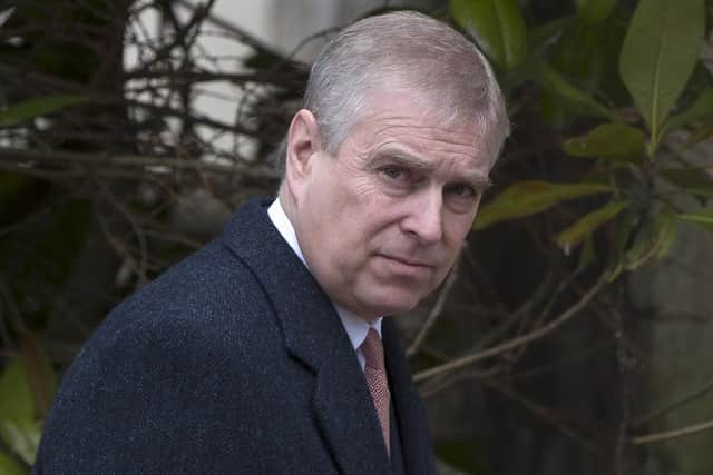 Prince Andrew has been stripped of his military titles by the Queen. Picture: Neil Hall/PA Wire