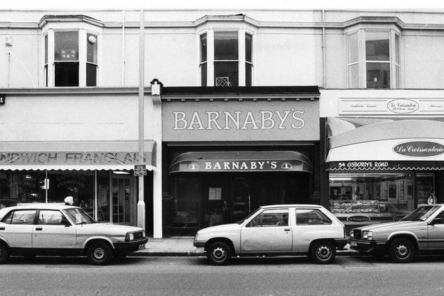 We asked our readers what food venues they miss the most and Barnaby's was mentioned multiple times.