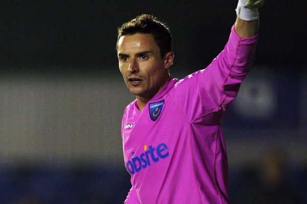 Darryl Flahavan in action for Pompey reserves. Picture: Joe Pepler.