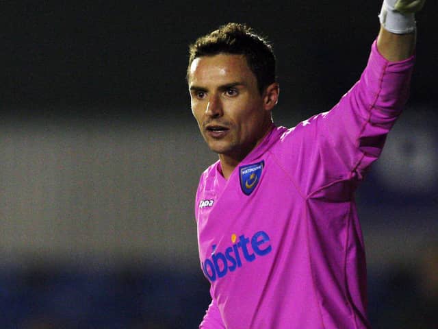 Darryl Flahavan in action for Pompey reserves. Picture: Joe Pepler.