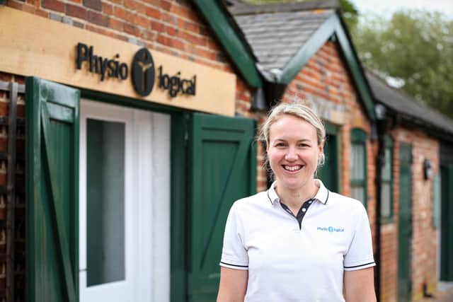 Business owner Natalie March at a new physiotherapy studio, Physio logical, in the Maze Courtyard, Stansted House, Stansted Park, Rowlands Castle
Picture: Chris Moorhouse (jpns 100521-04)