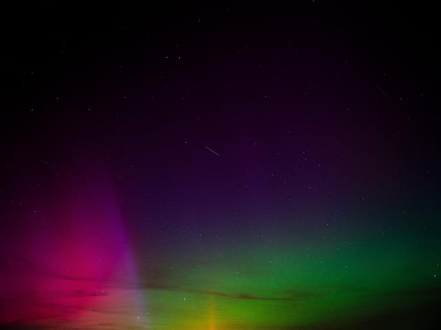 The Northern Lights seen over Portsmouth.
