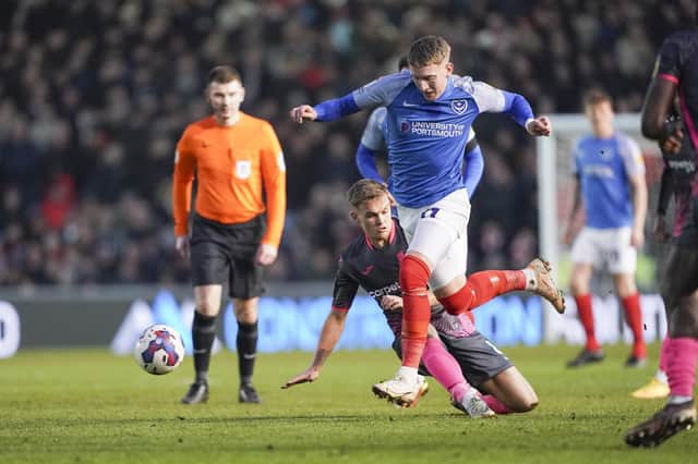 Ronan Curtis is recalled to Pompey's starting XI for the trip to Fleetwood. Picture: Jason Brown/ProSportsImages