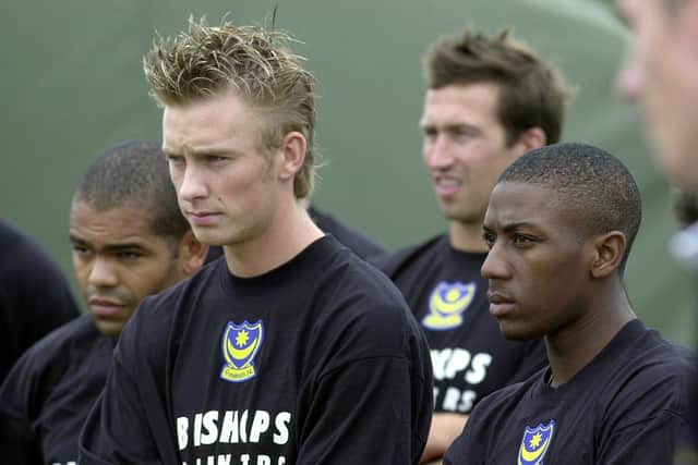 Pompey boss Graham Rix raided former club Chelsea for Neil Barrett (left) and Courtney Pitt in the summer of 2001