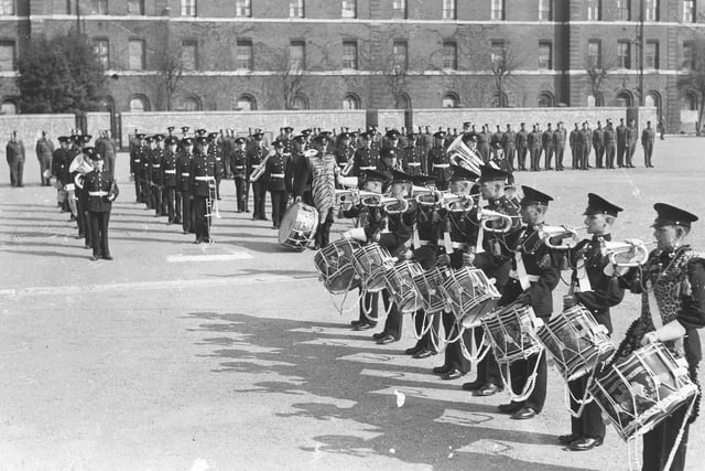 The Royal Marines Barracks in Eastney, Silver Bughes in 1942. The News PP4666