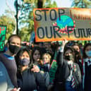 Student protesters striking for climate change action. Picture by Shutterstock