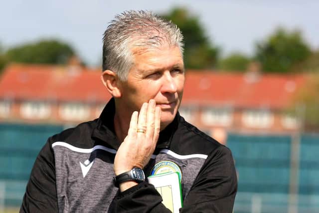 Gosport boss Shaun Gale. Pic by Tom Phillips.