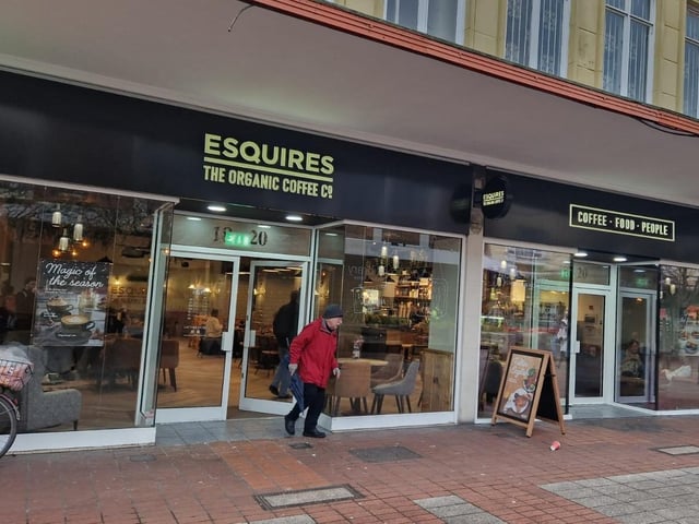Esquires Coffee at 18 - 20 Palmerston Road, Southsea was rated five on February 1.