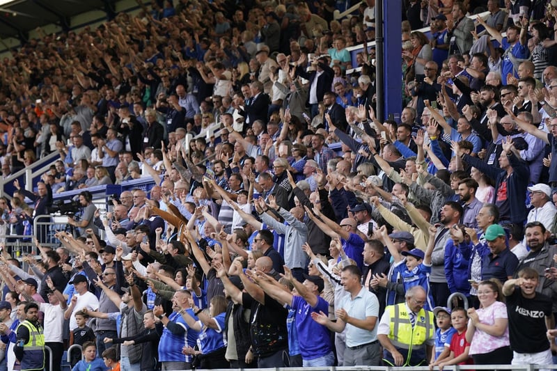 The South Stand rocking against Port Vale