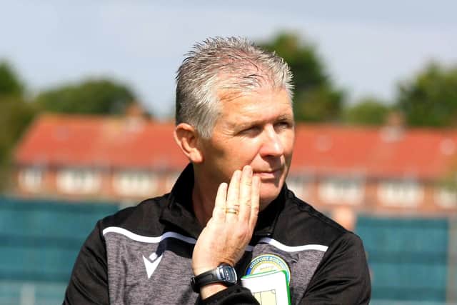 Gosport boss Shaun Gale. Pic by Tom Phillips.