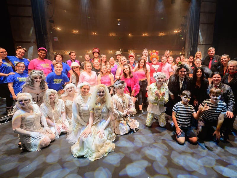 Pictured is: The cast of performers from the open day Picture: Keith Woodland (080921-45)