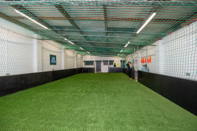 Brittany Jeal has oppened a new football unit in North End, Portsmouth on Monday 19th December 2022

Pictured: GV of the new indoor football ground in North End, Portsmouth

Picture: Habibur Rahman