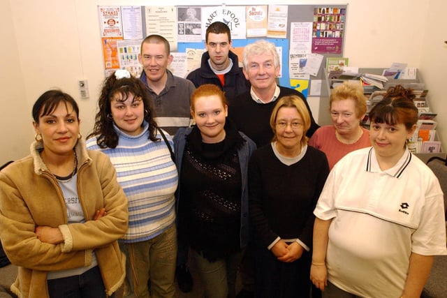 Jennie McAlpine, who plays Fiz Brown in the soap, paid a visit to Hartlepool Mind in 2003.