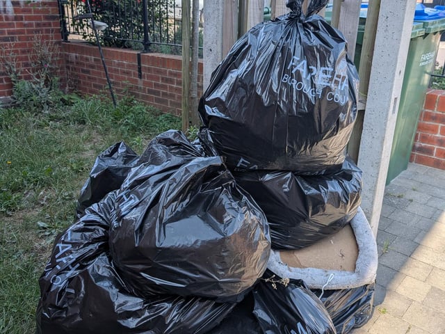 Bags of litter