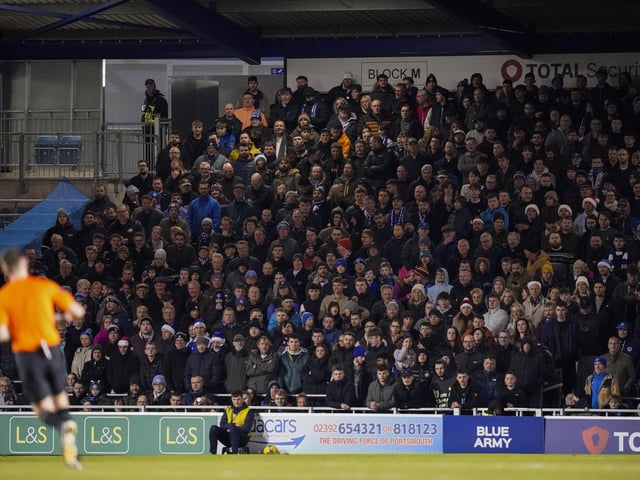 Our photographer Jason Brown captured all the action - on and off the pitch - at Fratton Park for Pompey's clash with Fleetwood.