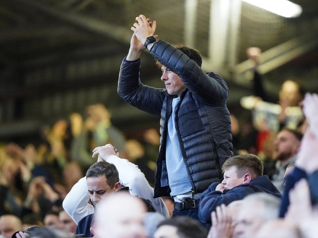 The Blues were backed by their biggest away following of the season at The Valley.