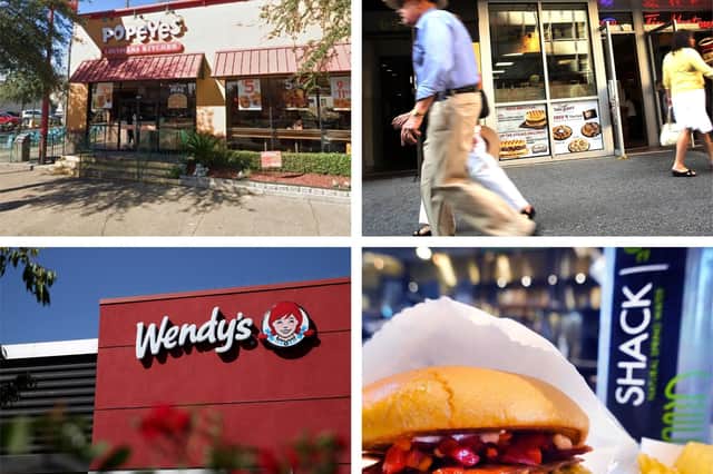 Fast food chains. Pictures: Google Maps and Getty Images