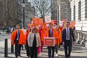 Coeliac UK march to Downing Street