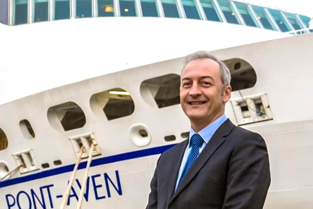 Brittany Ferries chief executive officer, Christophe Mathieu, is frustrated by the UK government's new quarantine policy.