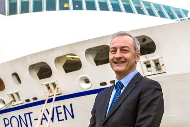Brittany Ferries chief executive officer, Christophe Mathieu, is frustrated by the UK government's new quarantine policy.