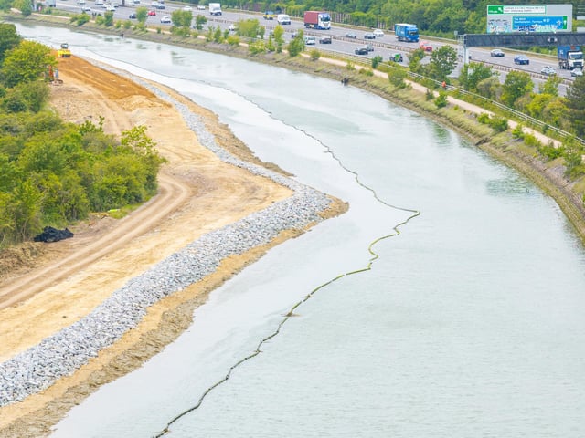 Progress of the North Portsea Coastal Scheme focusing on Ports Creek  Picture:Marcin Jedrysiak