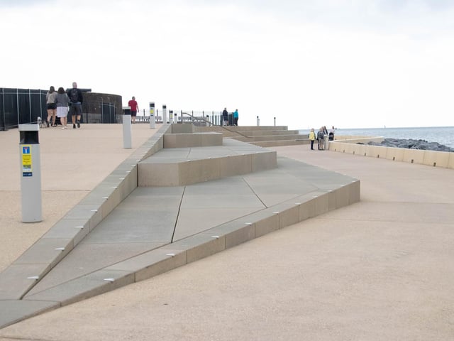 The split level promenade in front of Southsea CastlePicture: Habibur Rahman
