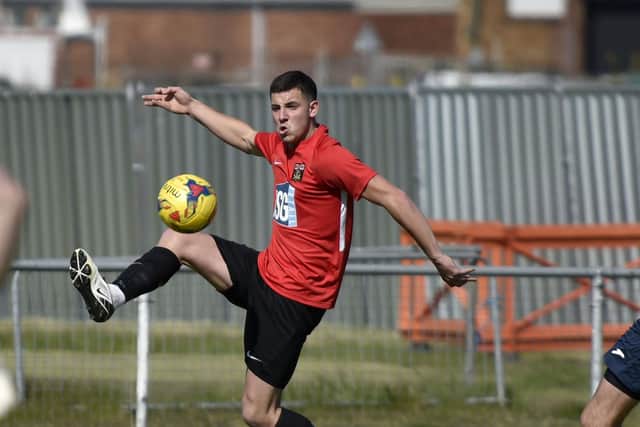 Fareham Town's Charlie Cooper is currently injured. Picture: Allan Hutchings (030421-073)