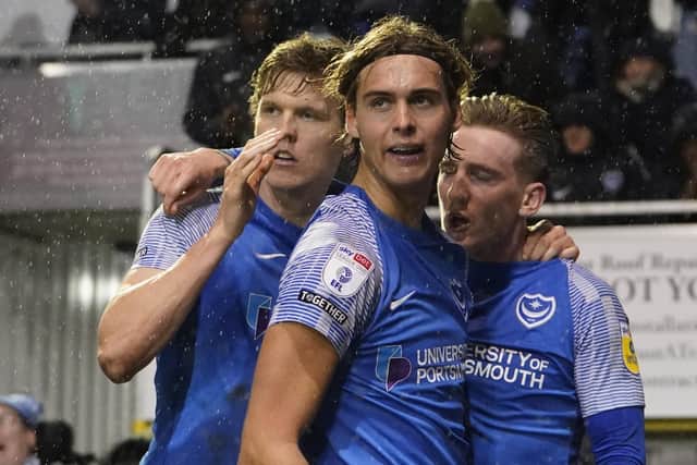 John Mousinho has been impressed with Ryley Towler since the 20-year-old arrived at Fratton Park in January. Picture: Jason Brown/ProSportsImages