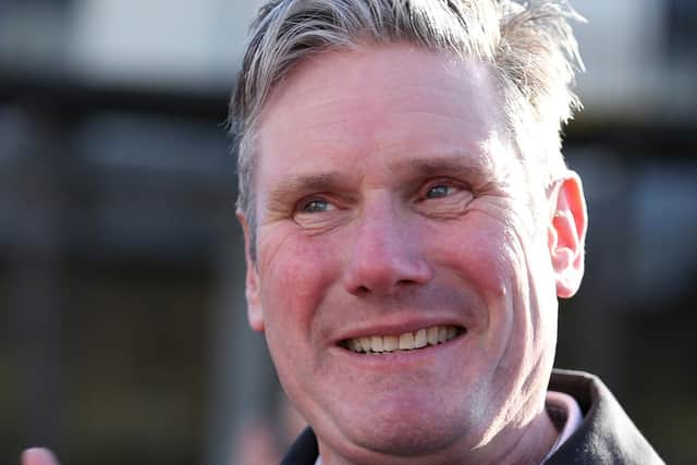 Visit of Labour leadership contender Sir Keir Starmer to Portsmouth. He is pictured at the Brompton dock at the Hard.
Picture: Chris Moorhouse     (290220-62)