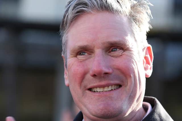 Visit of Labour leadership contender Sir Keir Starmer to Portsmouth. He is pictured at the Brompton dock at the Hard.
Picture: Chris Moorhouse (290220-62)